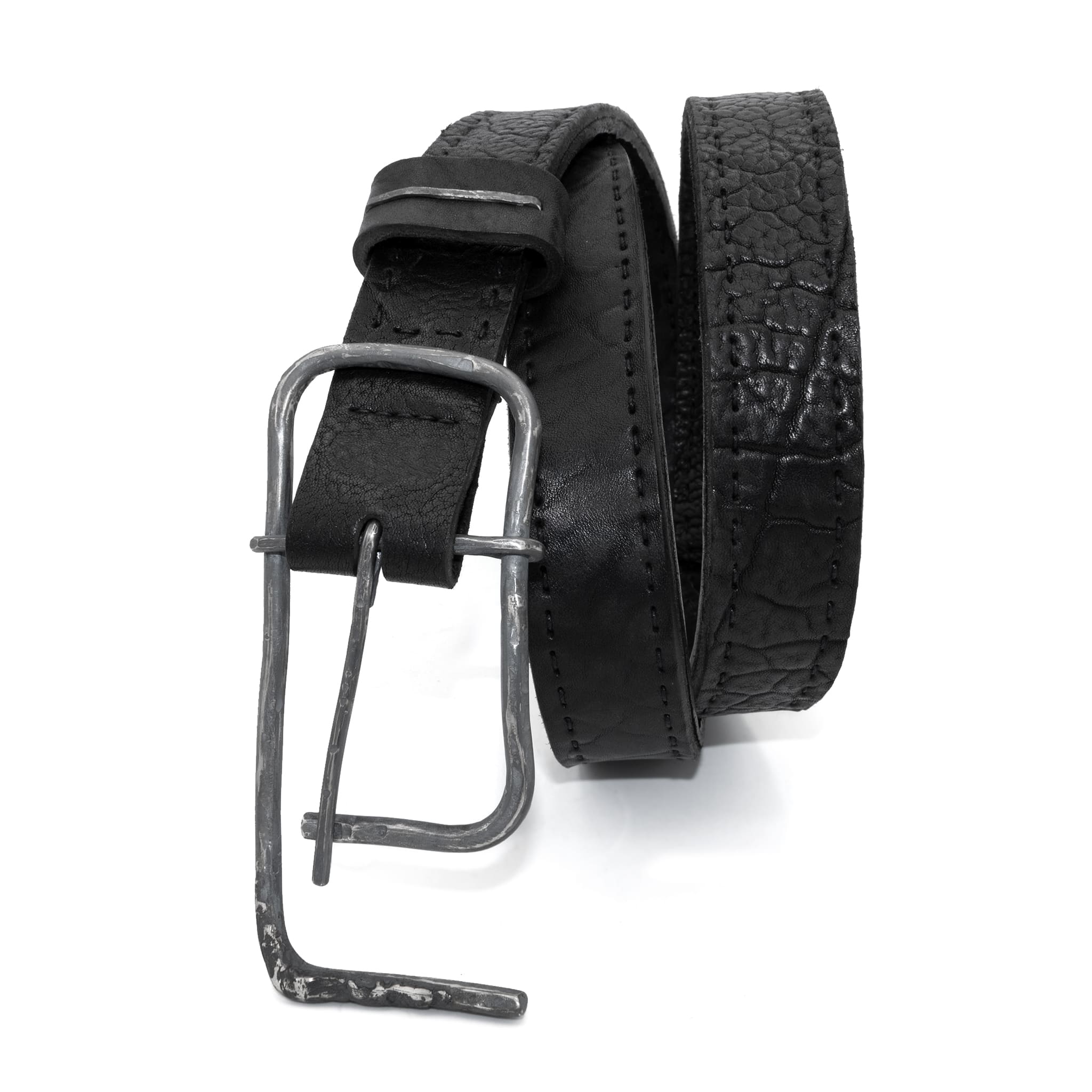 Shop and explore a collection of avant garde culatta leather belts available online at atelierskn.com