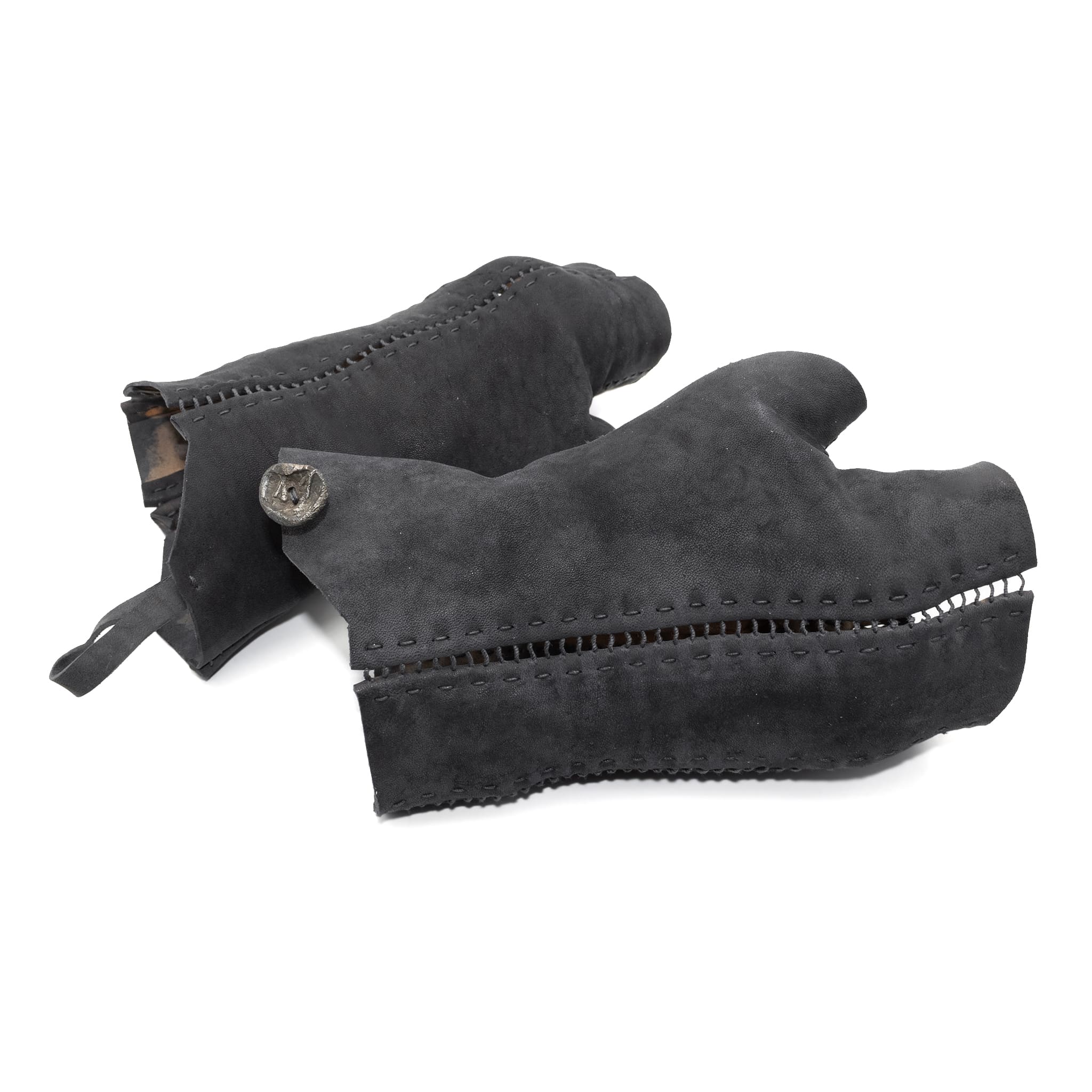 horse culatta open seam short leather gloves for men and women available online at atelierskn.com