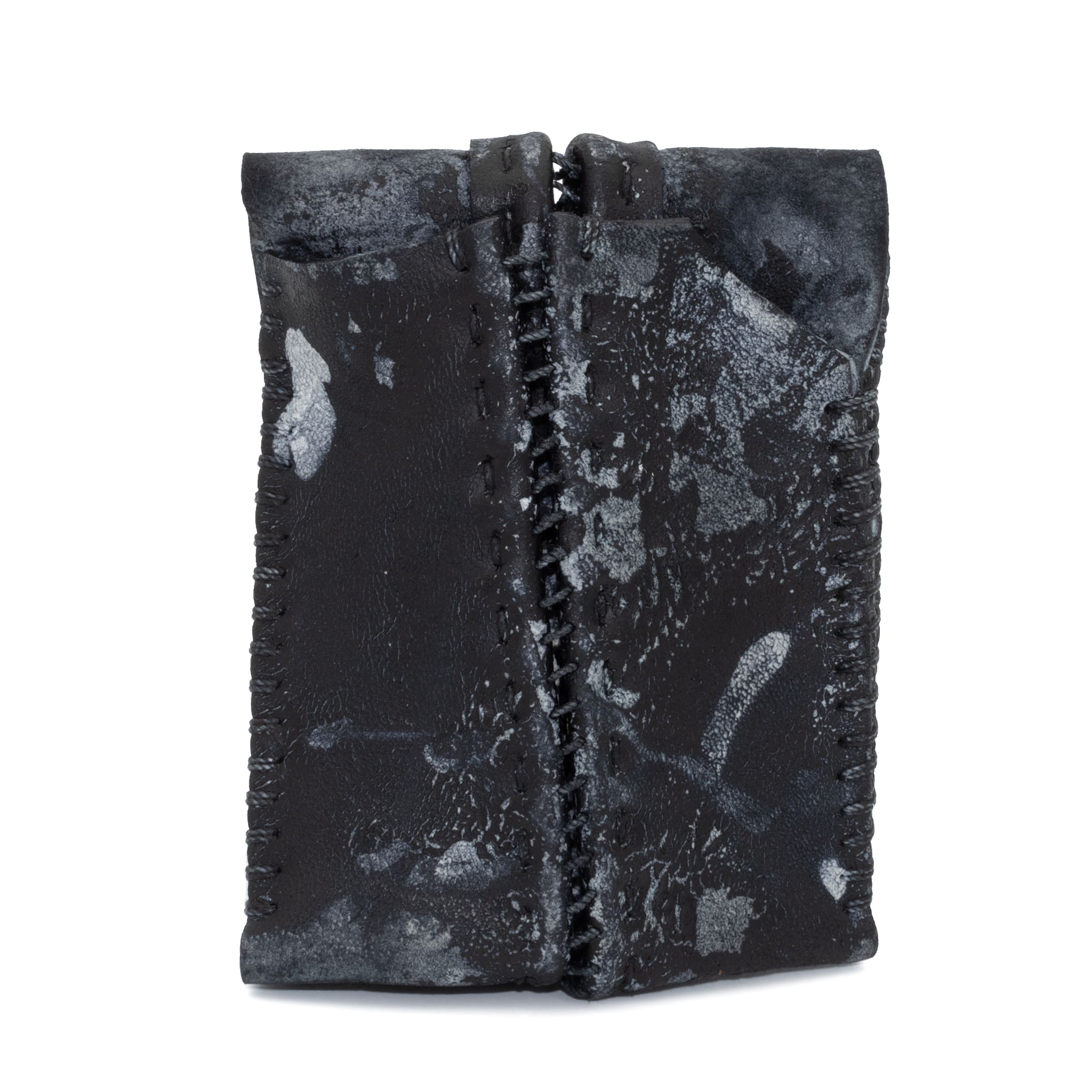 atelier skn cold dye hand sewn horse leather cardholder