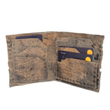 atelier skn | cold dye horse culatta open seam bifold wallet