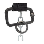 the hand sewn crocodile leather keychain features a flat matte black dye treatment and a distressed lobster swivel clip. a hand forged black iron ring holds the oxidised .925 silver key ring. Buy online from avant garde leather studio atelier skn.