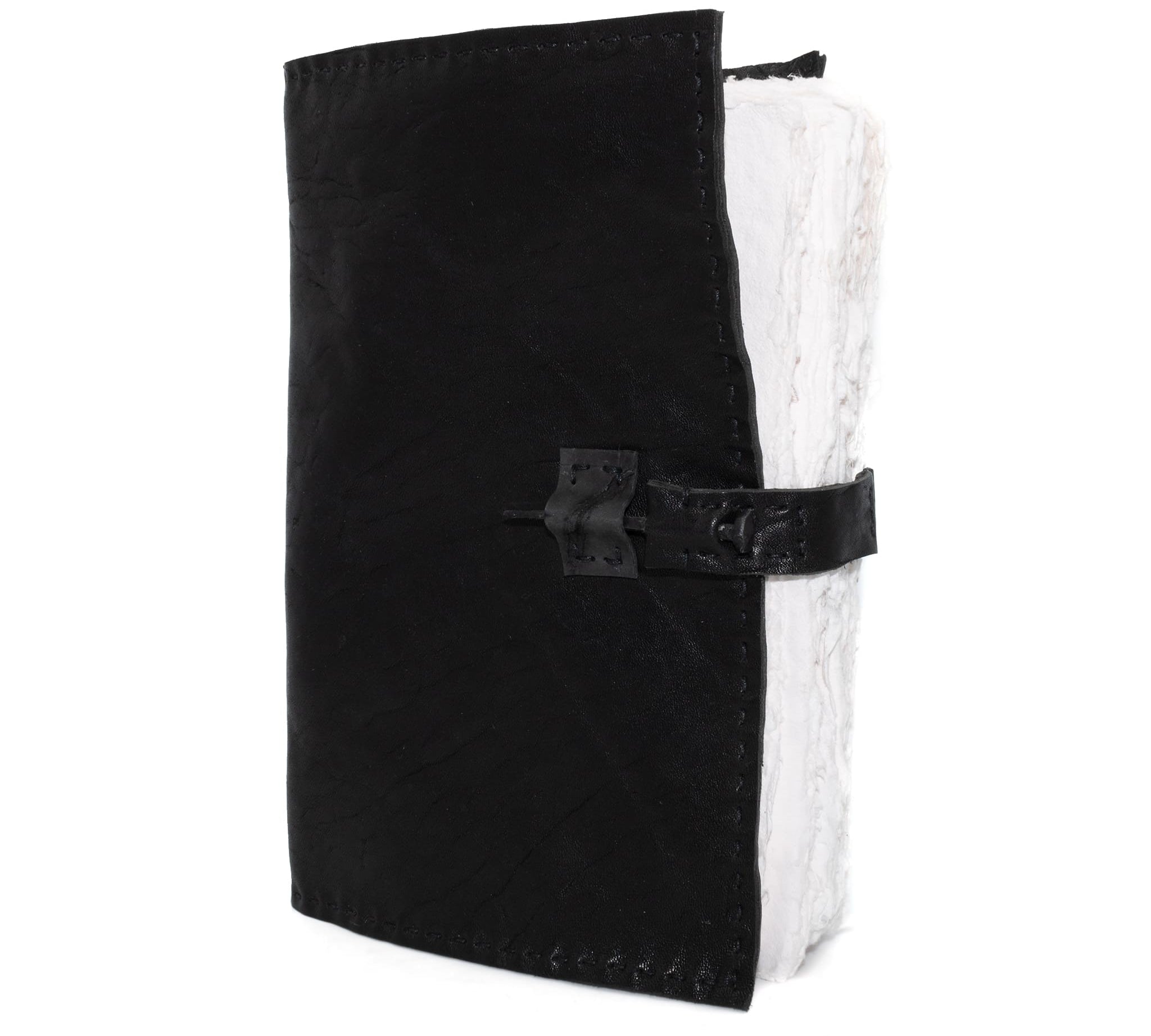 black coffin nail culatta leather journal – atelier skn