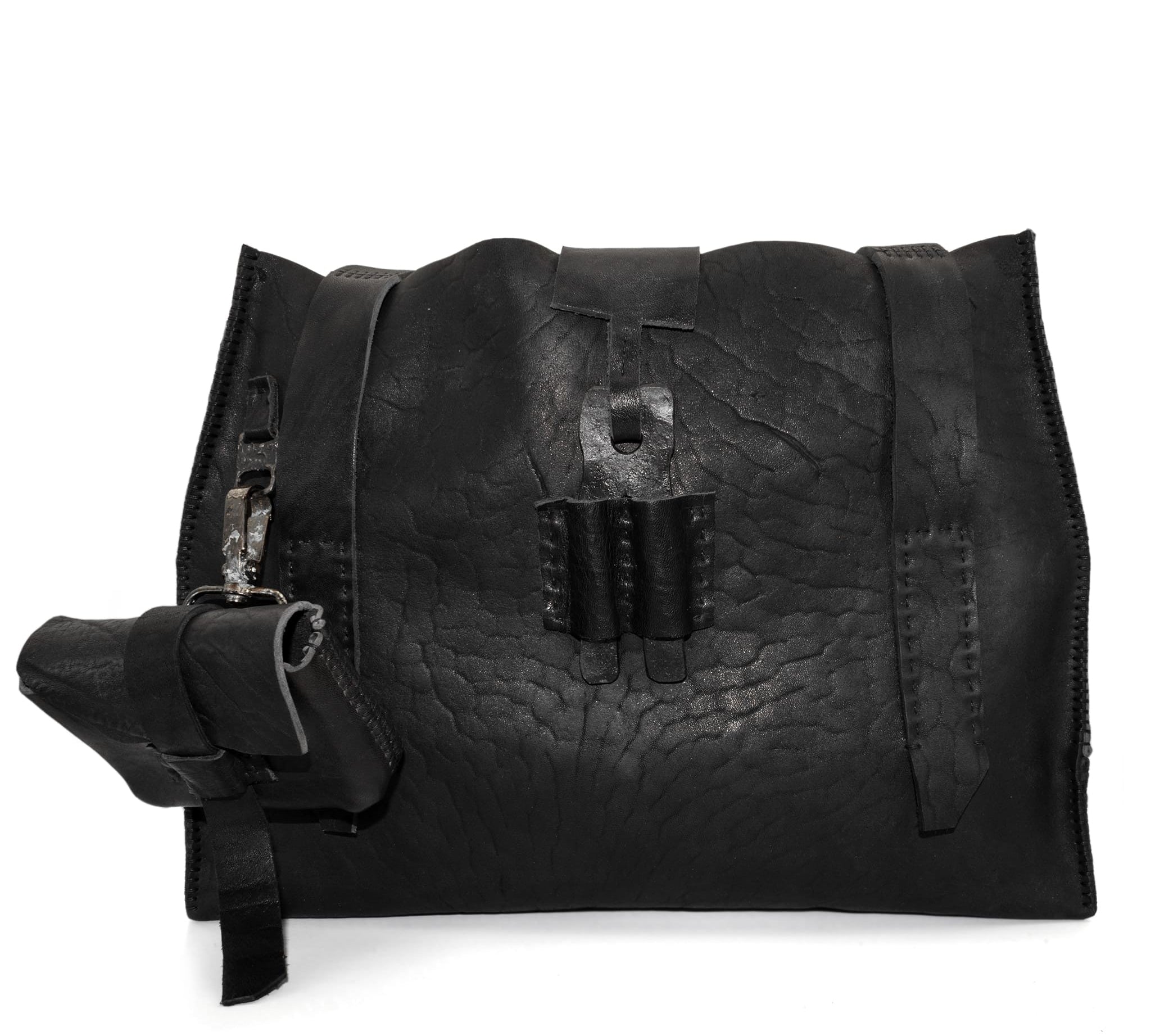 atelier skn | black italian horse culatta leather handbag
