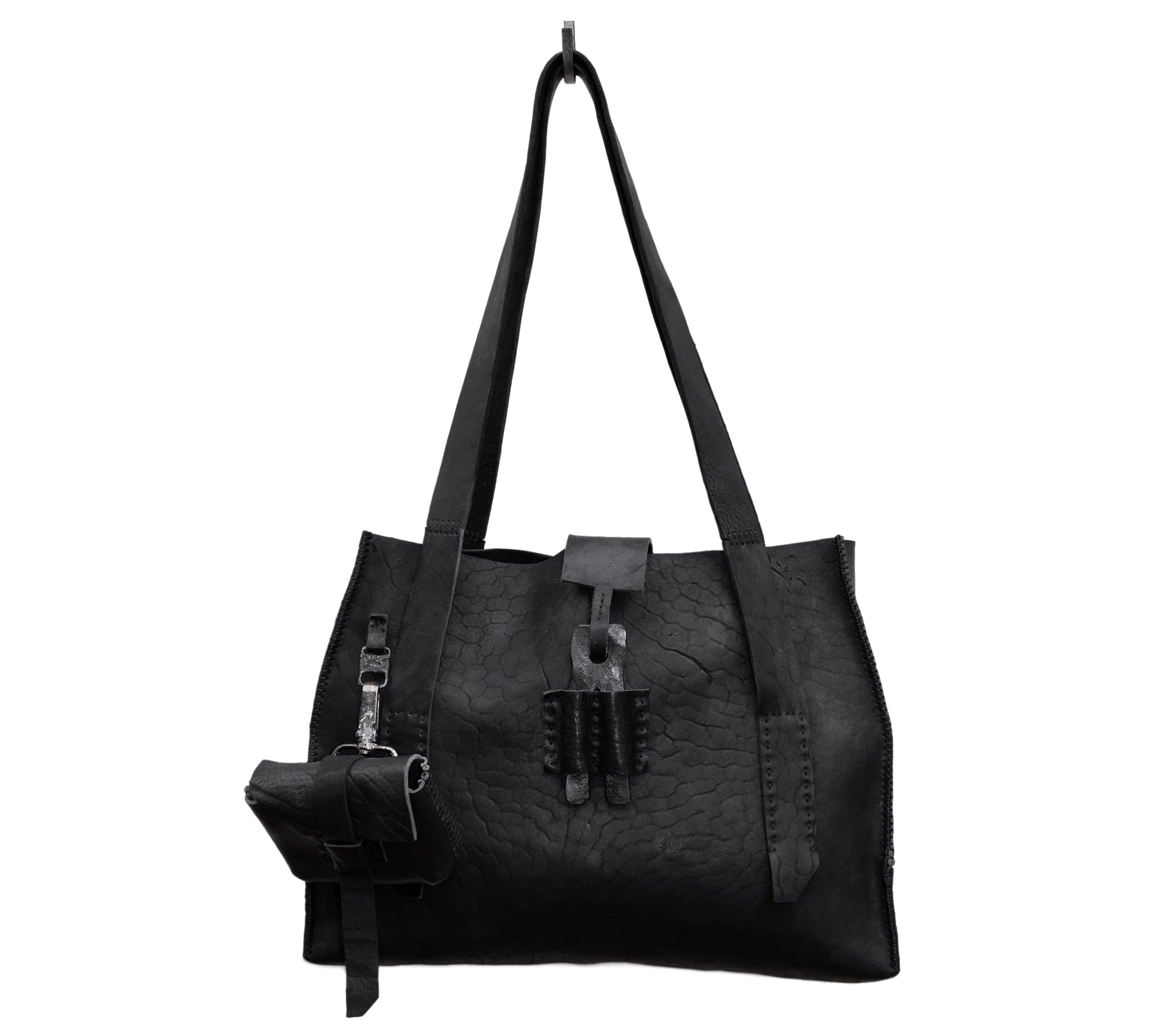 atelier skn | black italian horse culatta leather handbag