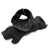 shop and explore our hand sewn avant garde horse culatta black leather gloves for men and women online at atelierskn.com