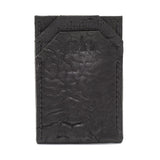 avant agrde handmade black culatta leather portrait wedge cardholder available online at atelierskn.com