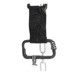 the hand sewn crocodile leather keychain features a flat matte black dye treatment and a distressed lobster swivel clip. a hand forged black iron ring holds the oxidised .925 silver key ring. Buy online from avant garde leather studio atelier skn.