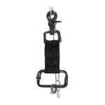 the hand sewn crocodile leather keychain features a flat matte black dye treatment and a distressed lobster swivel clip. a hand forged black iron ring holds the oxidised .925 silver key ring. Buy online from avant garde leather studio atelier skn.