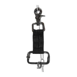 the hand sewn crocodile leather keychain features a flat matte black dye treatment and a distressed lobster swivel clip. a hand forged black iron ring holds the oxidised .925 silver key ring. Buy online from avant garde leather studio atelier skn.