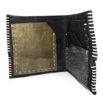 reverse horse culatta leather closed seam bifold wallet | atelier skn