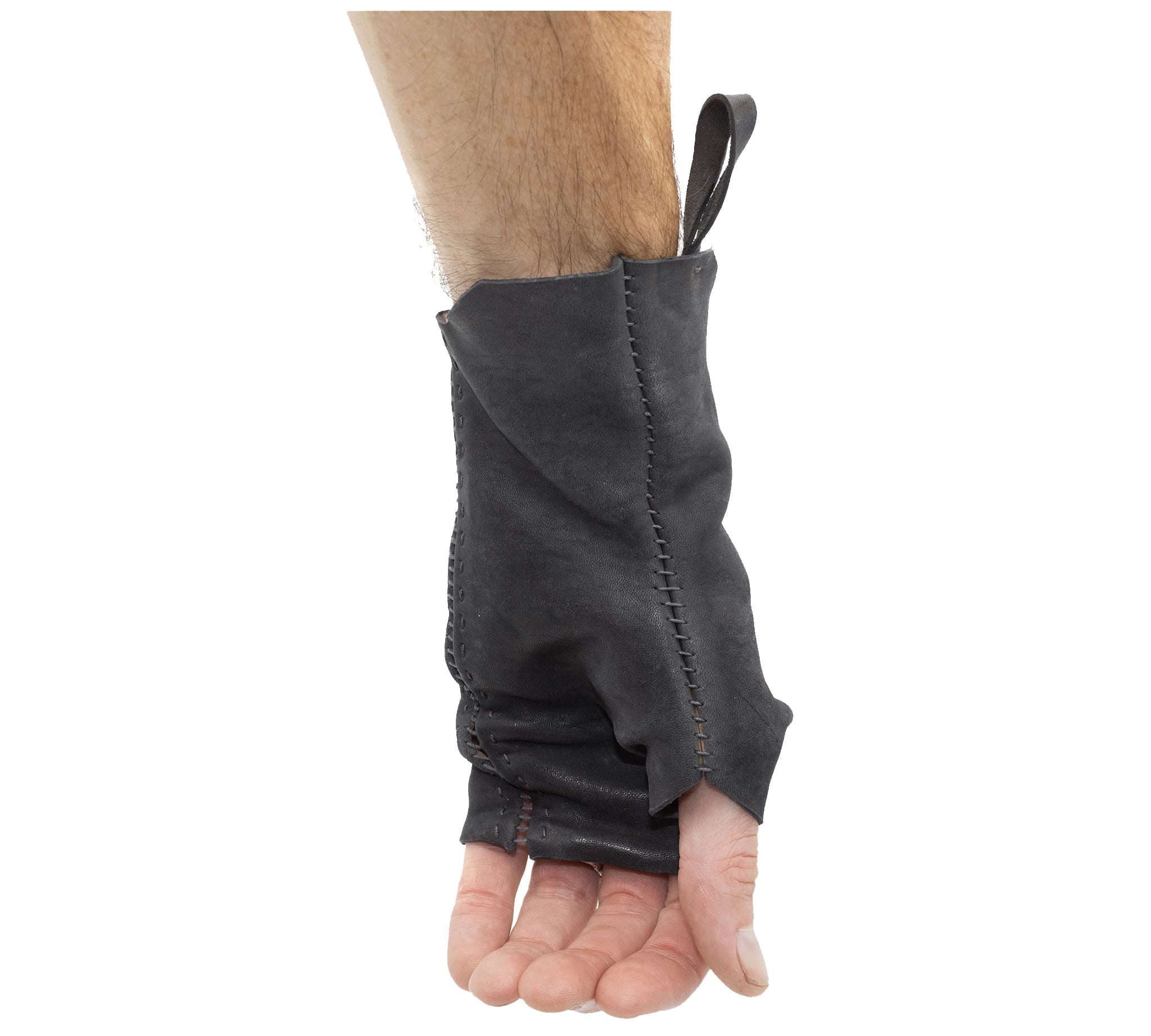 horse culatta open seam short leather gloves for men and women available online at atelierskn.com