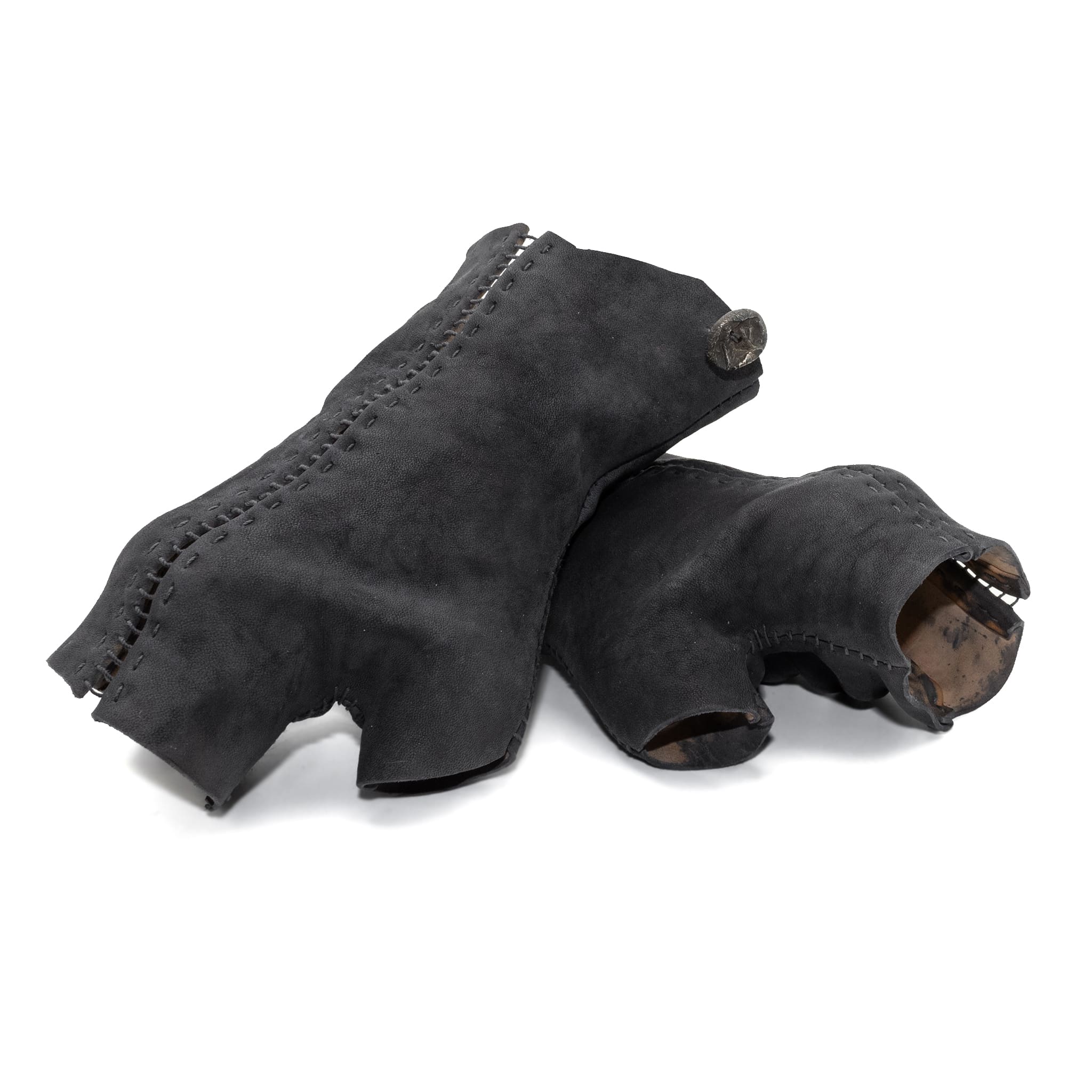 horse culatta open seam short leather gloves for men and women available online at atelierskn.com