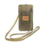 meticulously hand stitched, the transparent horse leather phone case features a minimal silhouette with tonal linen stitching and hand forged .925 sterling silver hardware. the phone holder is available to buy online from avant garde designer atelierskn.com 