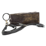 atelier skn | hand dyed transparent horse leather phone pouch