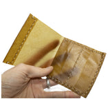 atelier skn | transparent horse leather one piece bifold wallet