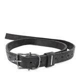 a double layered object dyed matte black full grain reverse horse culatta leather belt with a hand forged slow oxidised .925 sterling silver organic form buckle, expertly hand sewn by independent UK based artisanal designer atelier SKN.