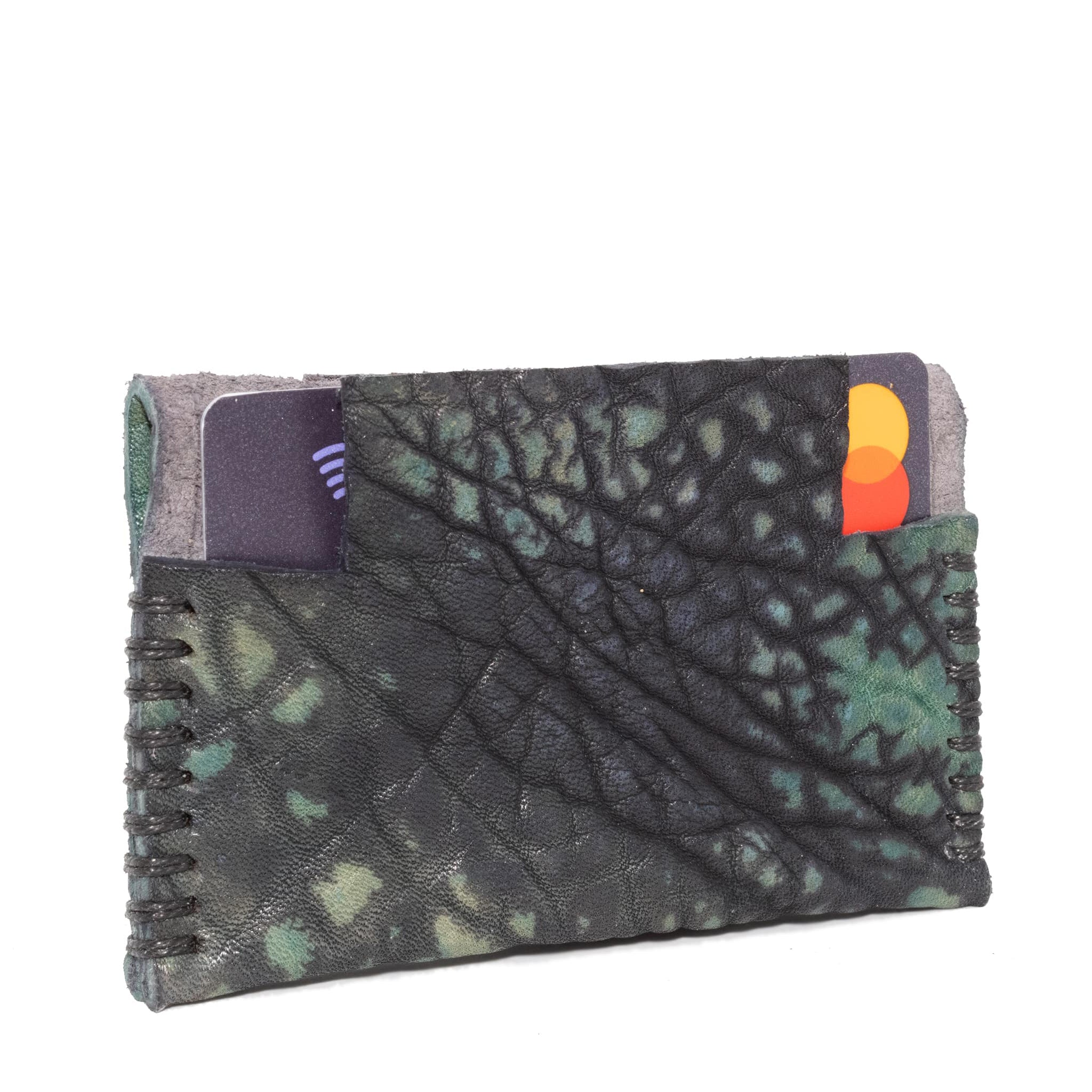 hand dyed horse leather cardholder from atelier skn