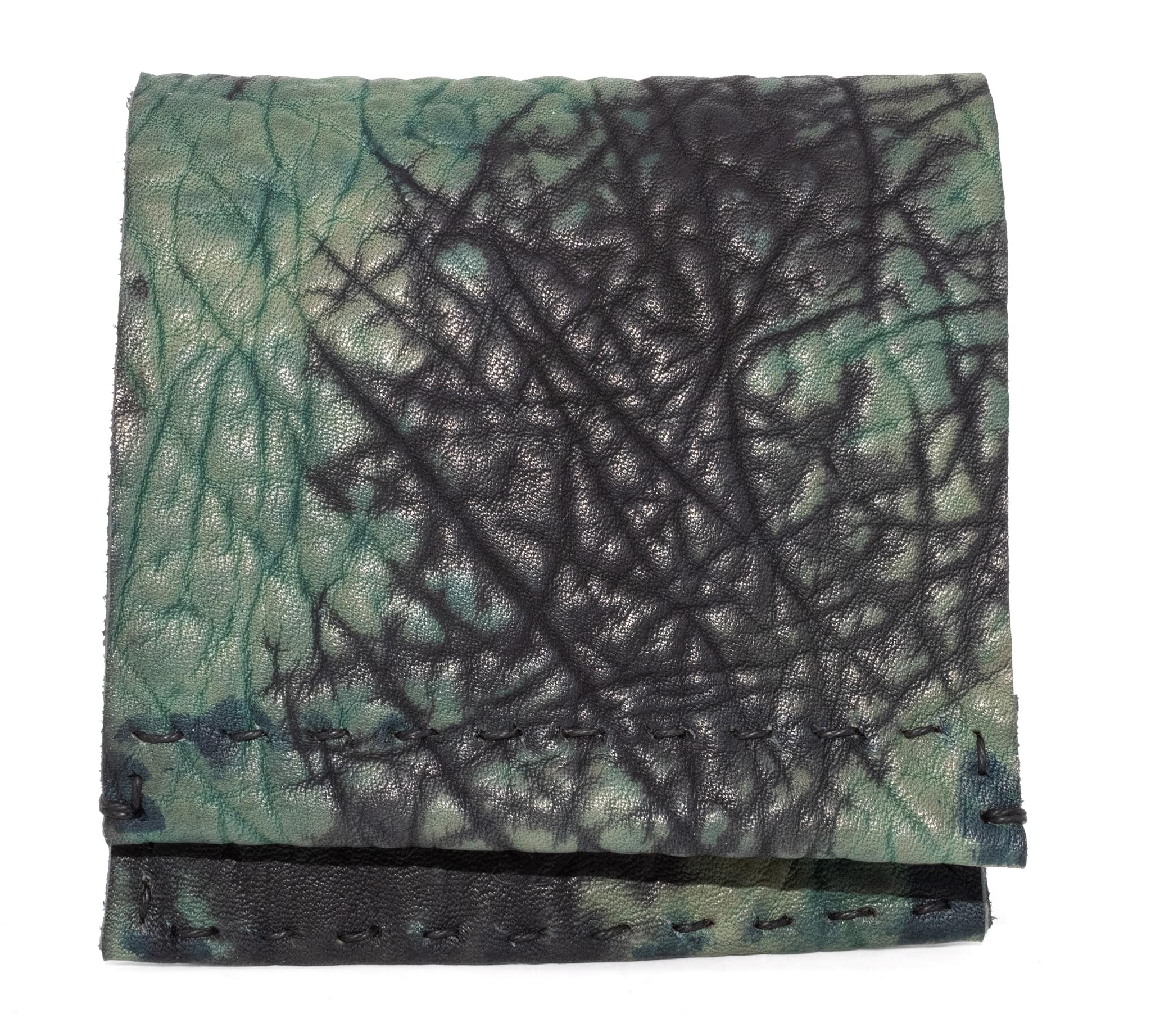 hand dyed horse leather wallet - atelier skn