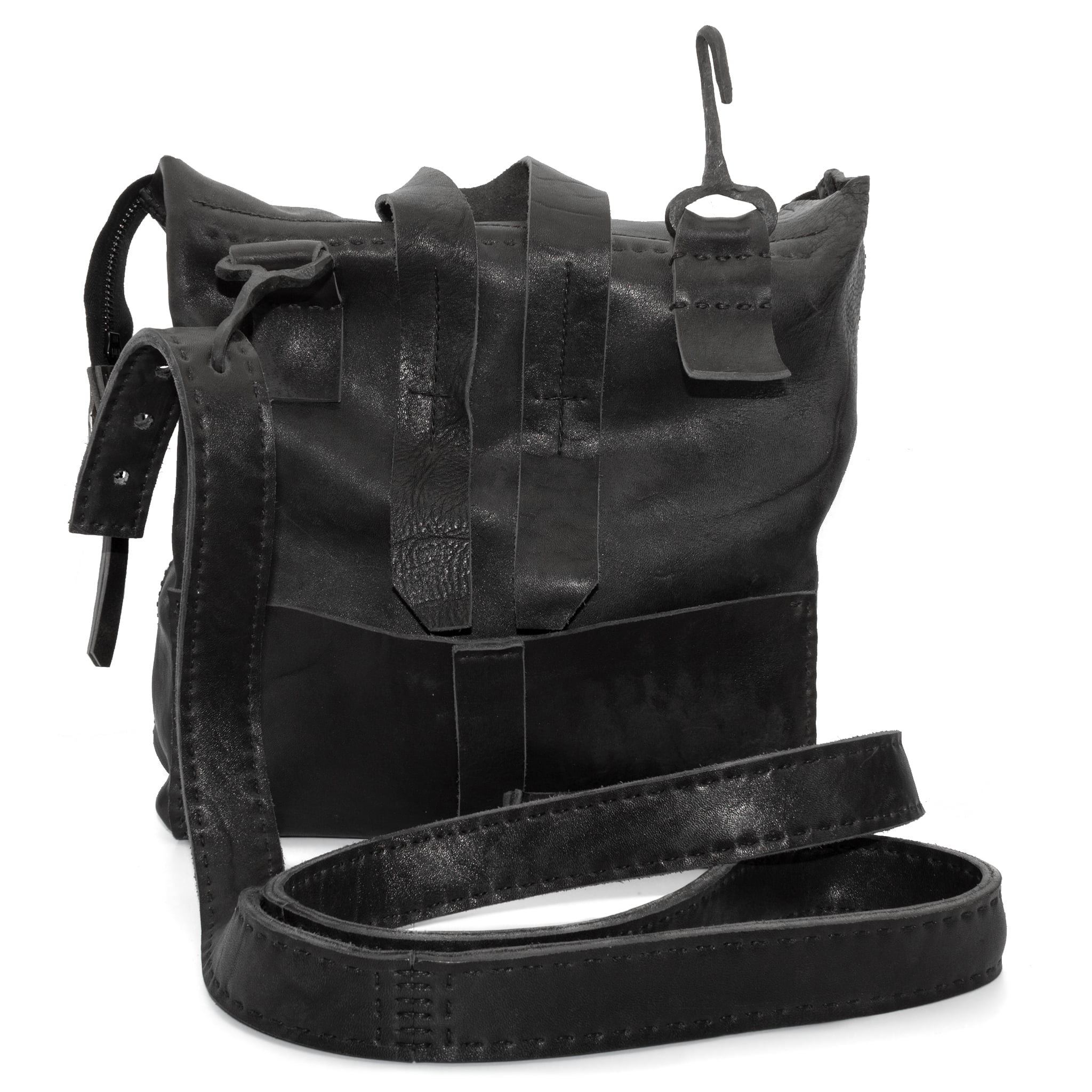 atelier skn black horse culatta hybrid backpack shoulder bag