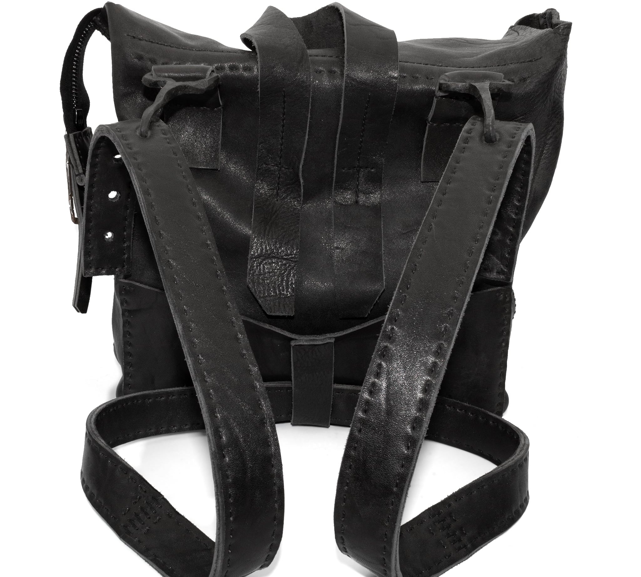 atelier skn black horse culatta hybrid backpack shoulder bag