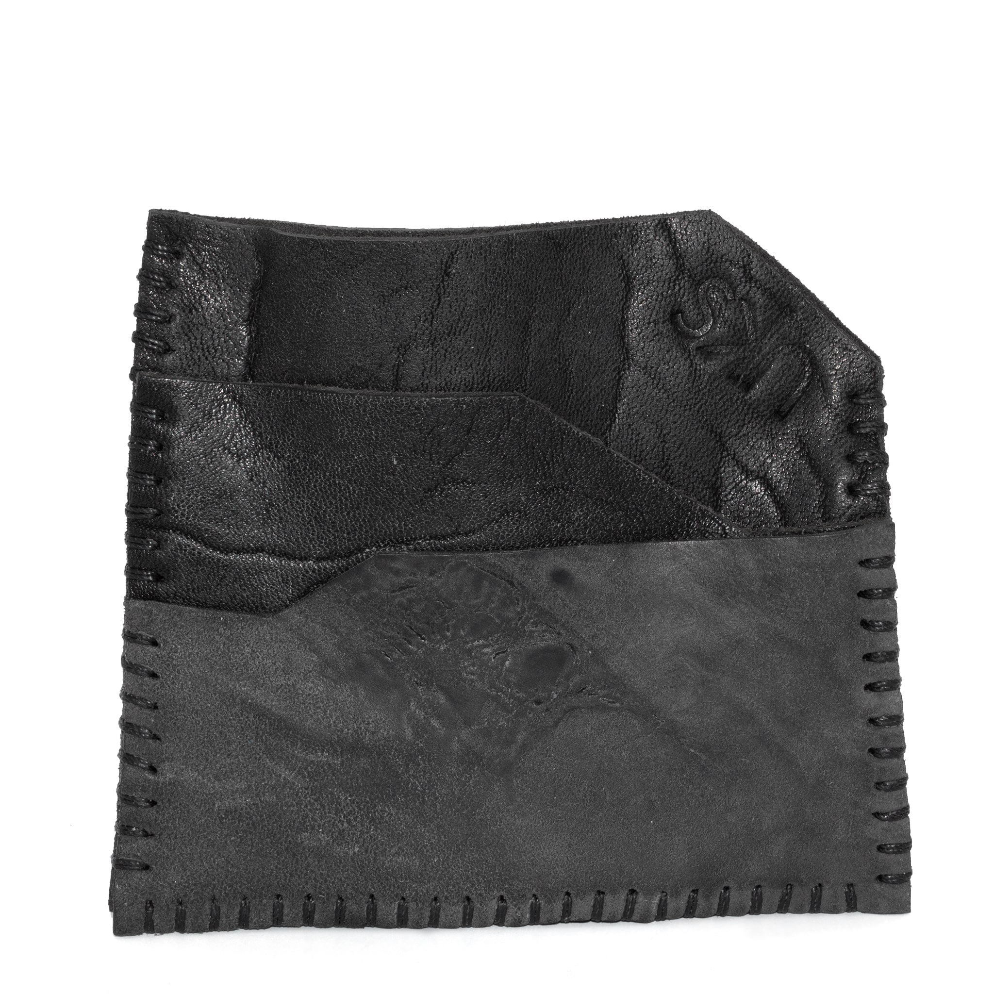 atelier skn black horse culatta leather cardholder