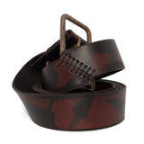 atelier skn hand dyed and hand sewn culatta leather belt.