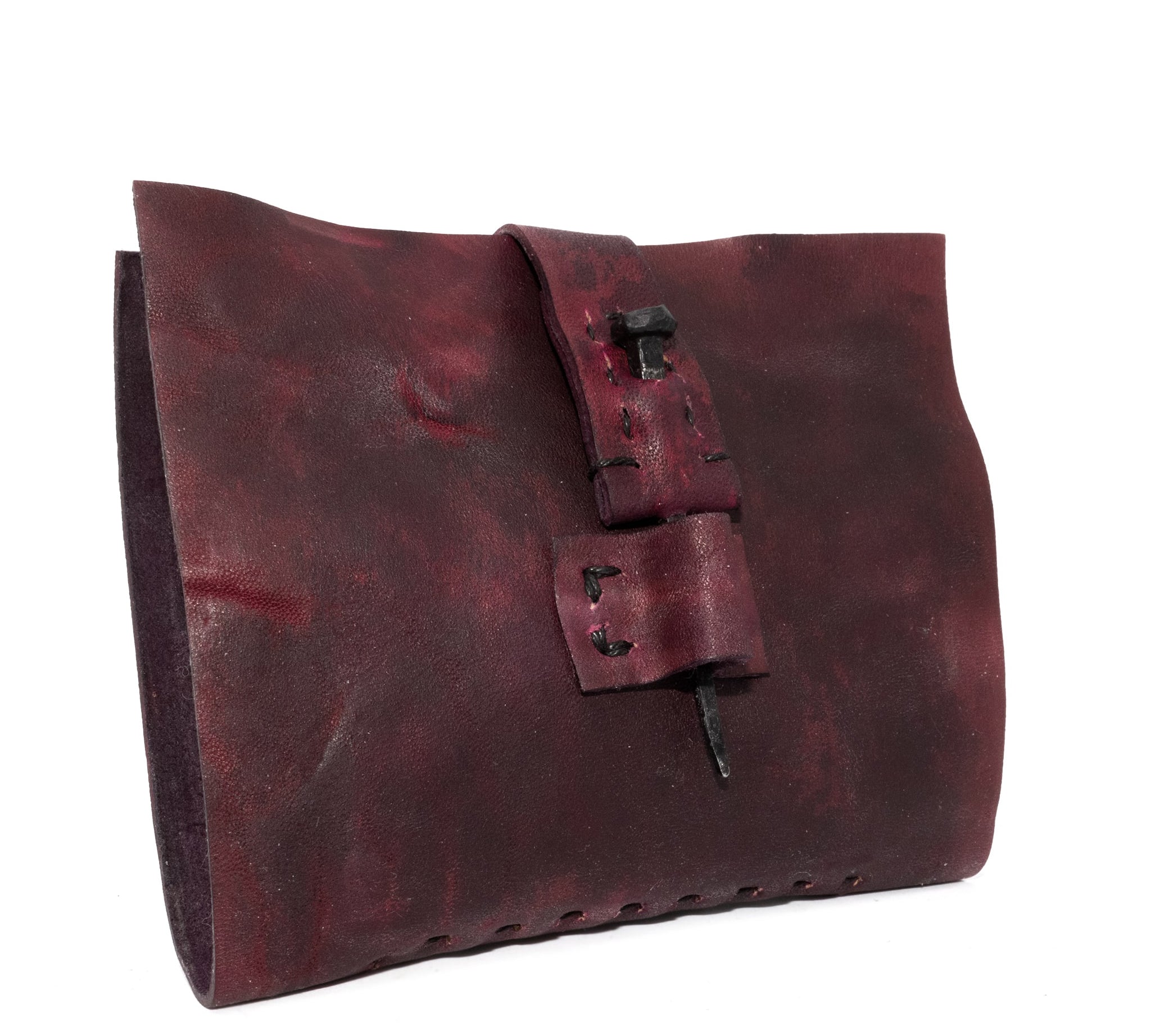 avant garde hand dyed leather wallets from atelier skn