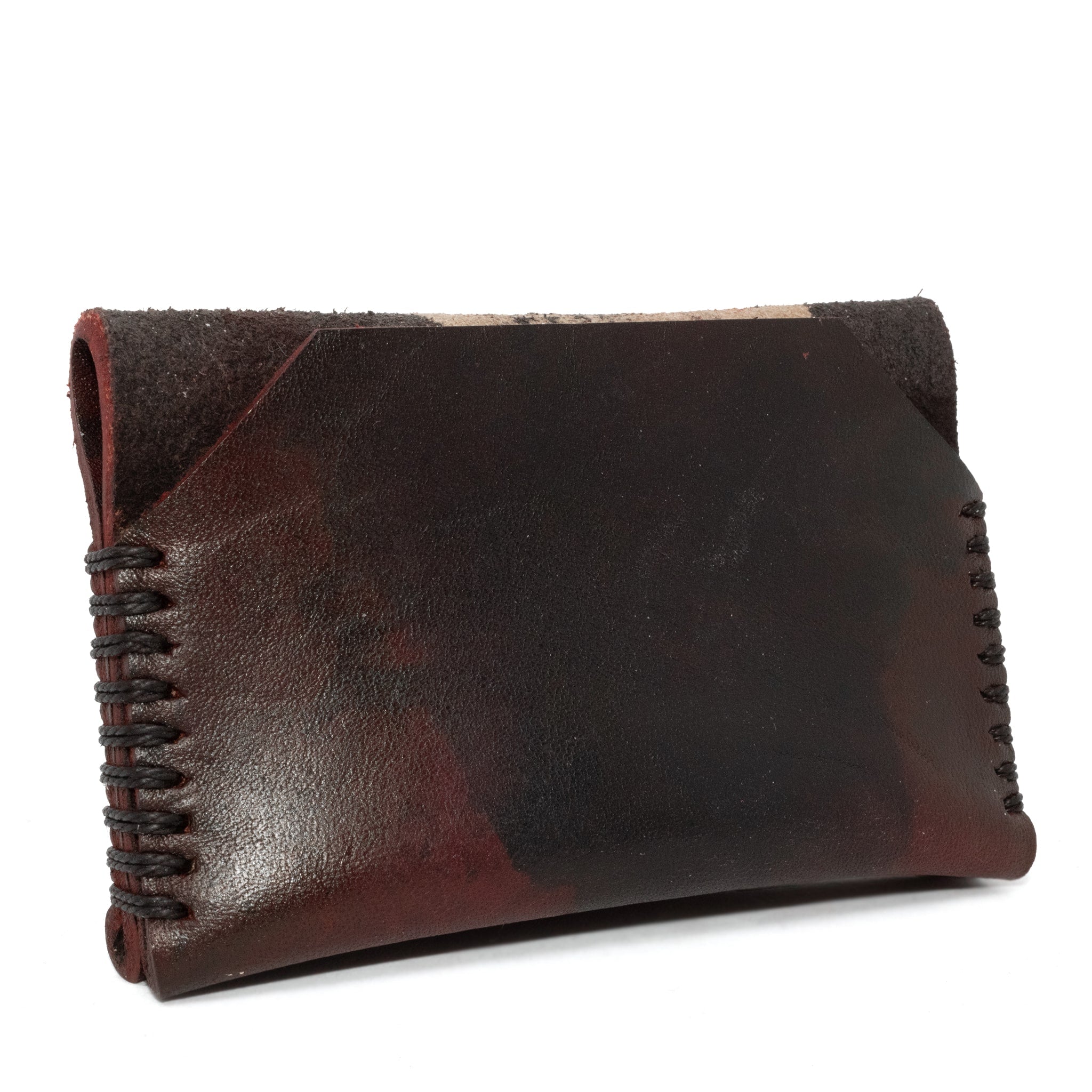 atelier skn hand dyed avant garde leather cardholder