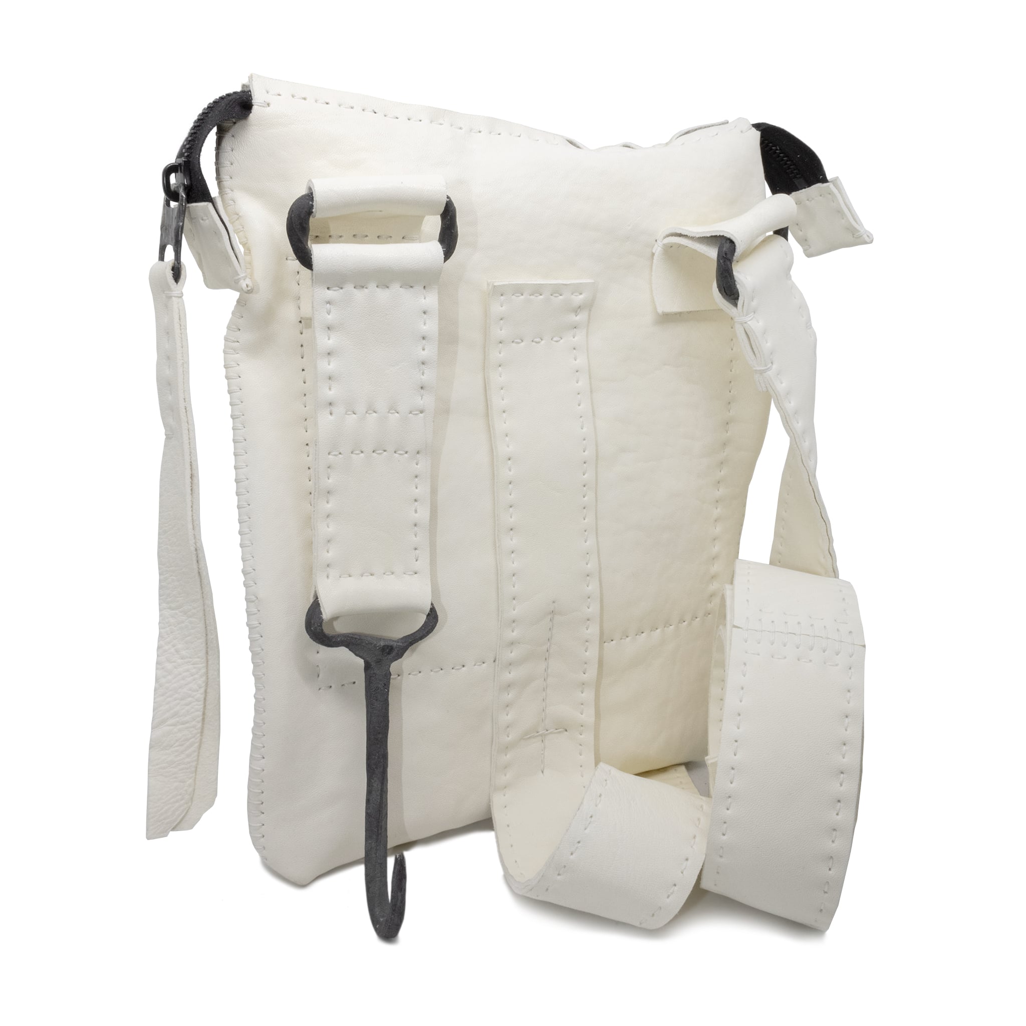 albino horse culatta leather sling bag | atelier skn