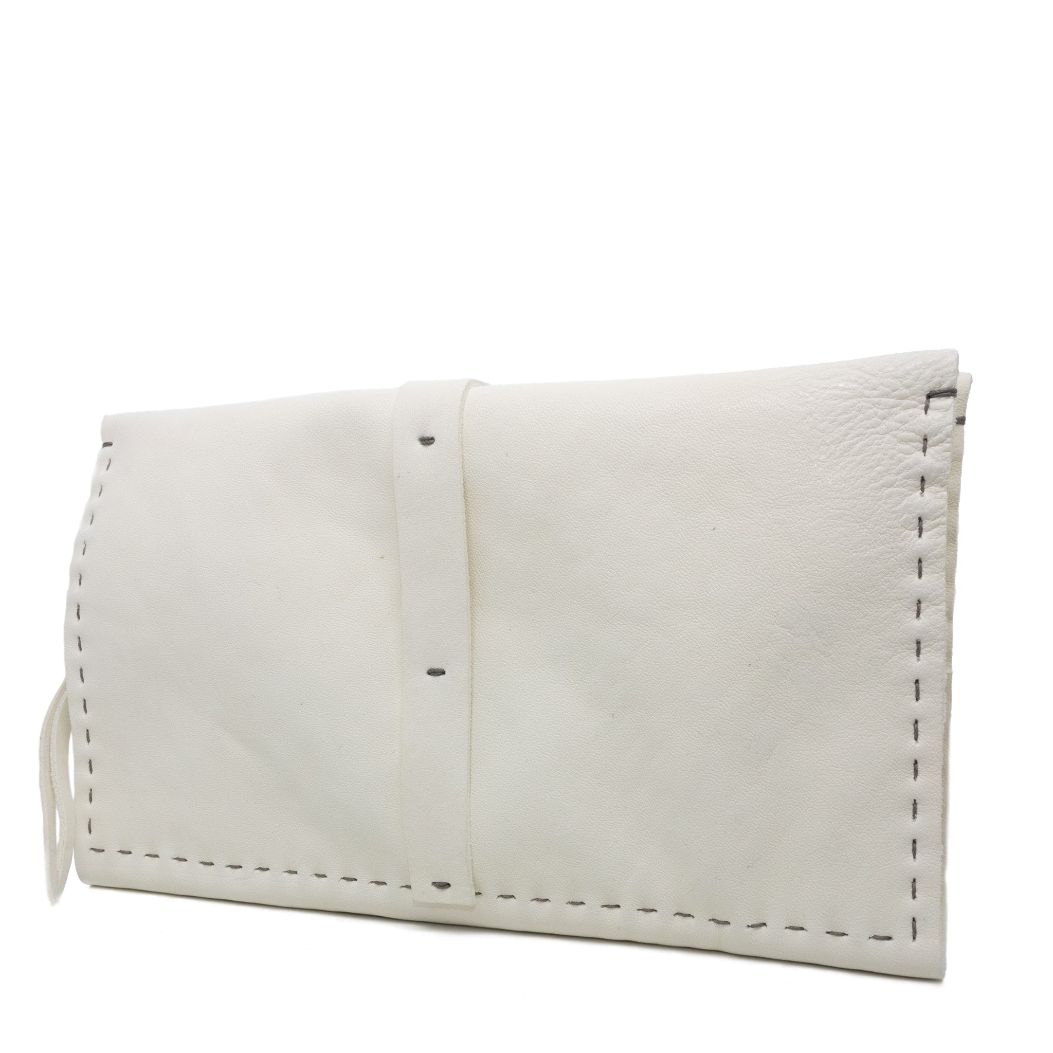 atelier skn albino culatta leather long wallet
