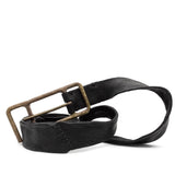 bronze buckle horse leather belt from atelier skn