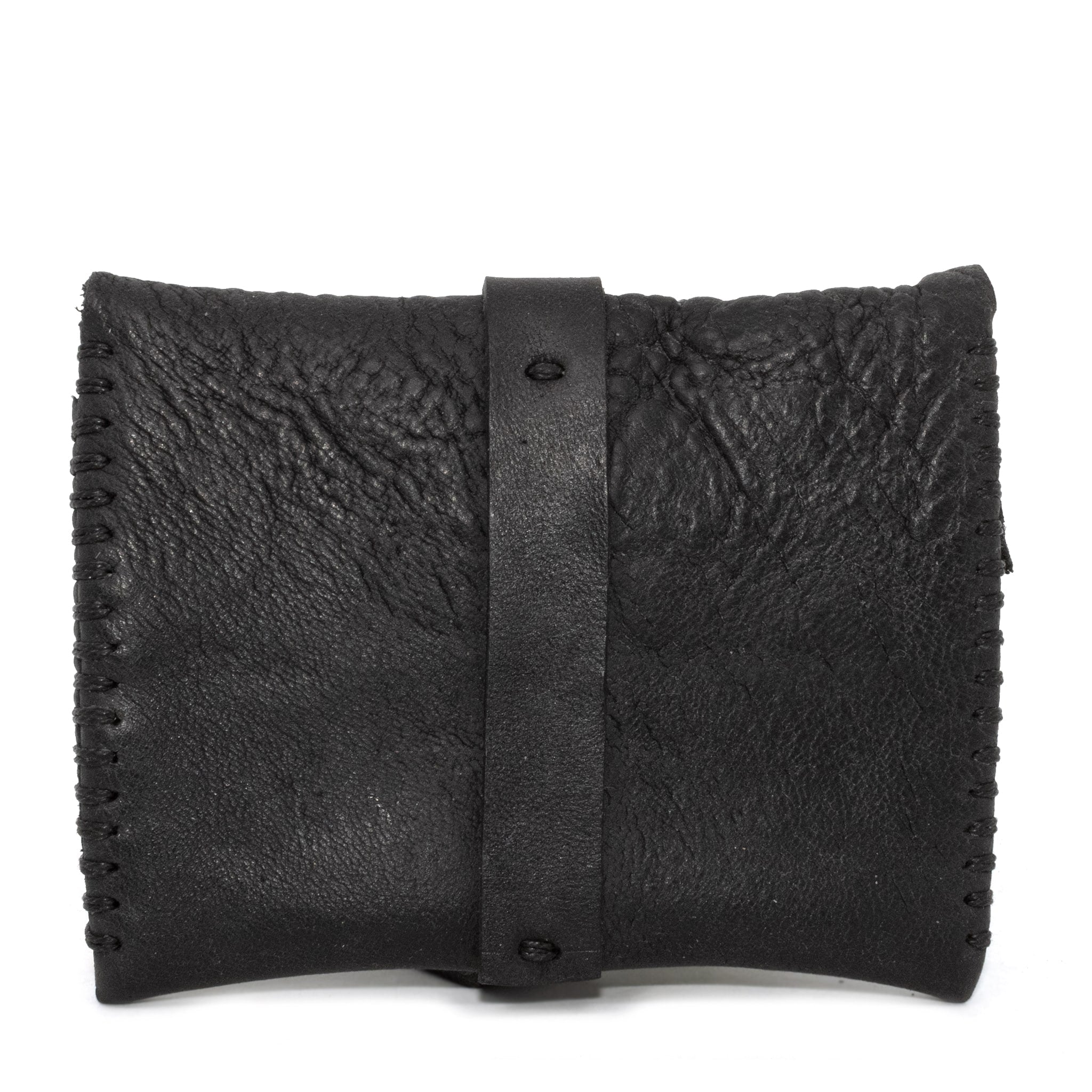 black horse culatta one piece leather cardholder | atelier skn