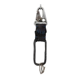 hand sewn culatta leather keychain from atelier skn