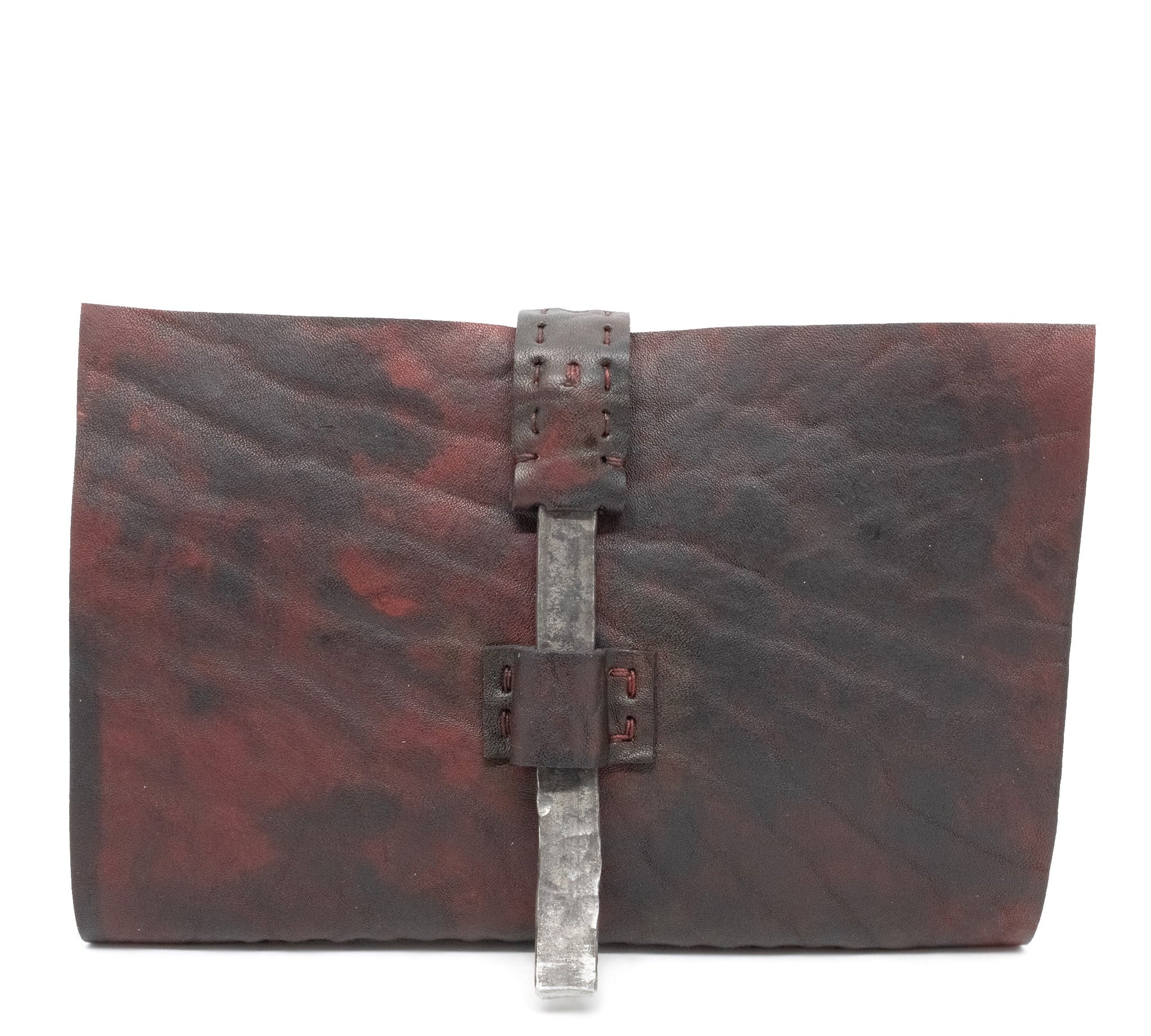 atelier skn hand dyed avant garde unisex leather wallet