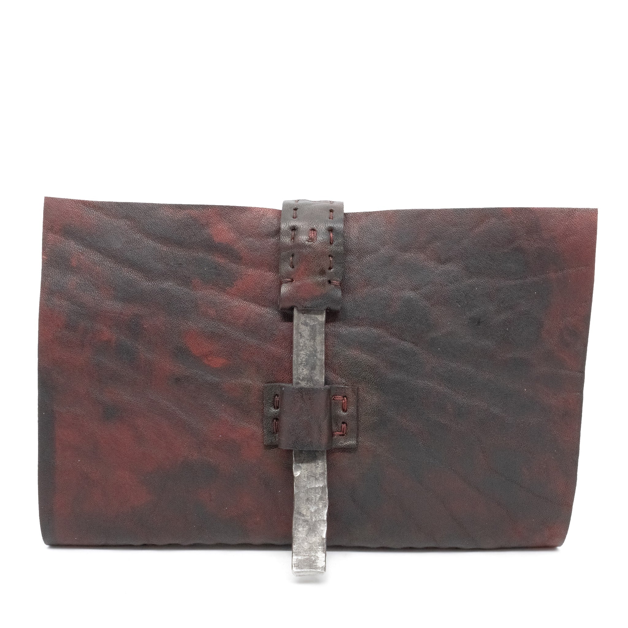 atelier skn hand dyed avant garde unisex leather wallet