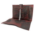 atelier skn hand dyed avant garde unisex leather wallet