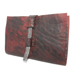 atelier skn hand dyed avant garde unisex leather wallet