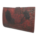 atelier skn hand dyed avant garde unisex leather wallet