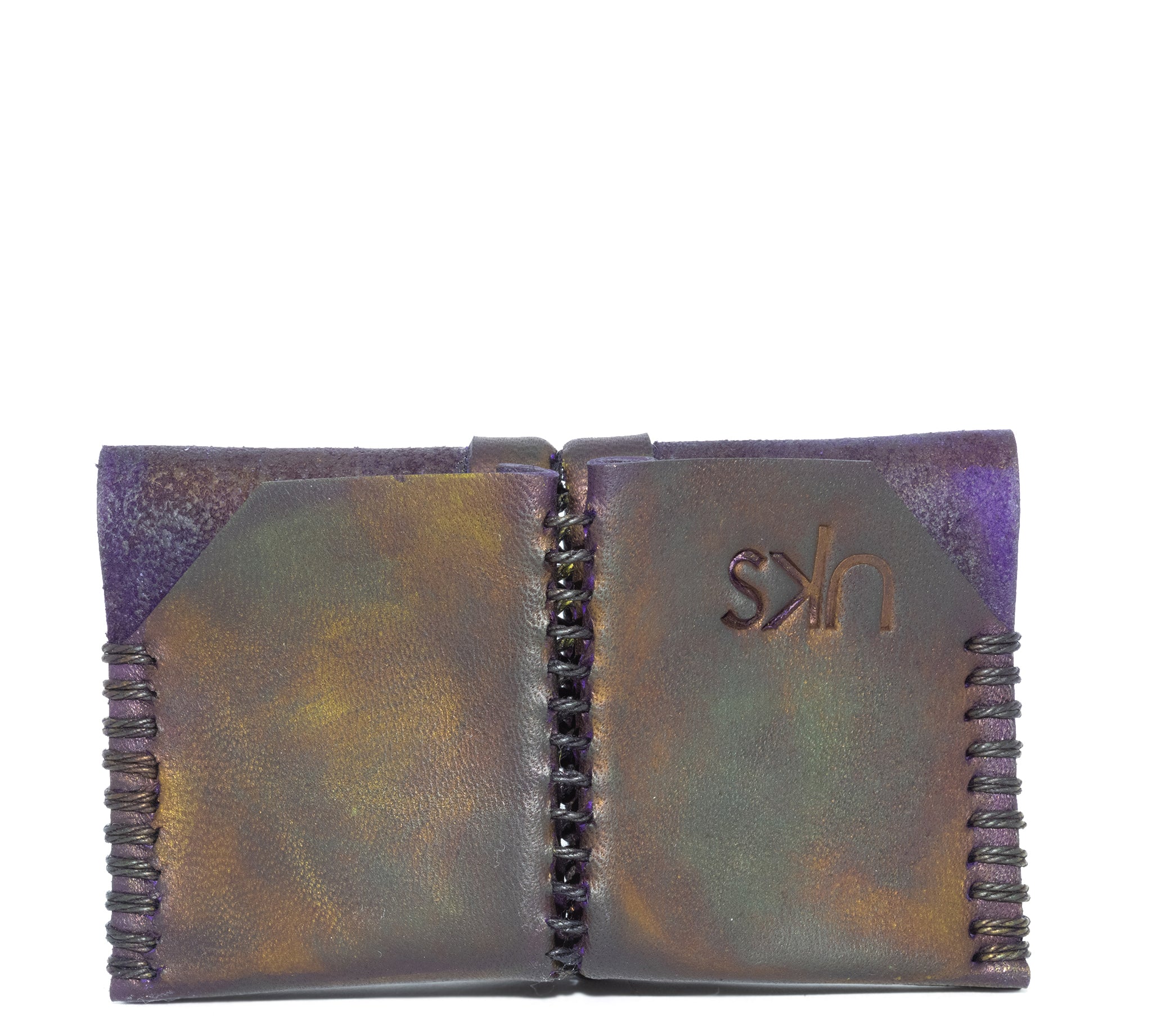 atelier skn hand dyed horse leather cardholder