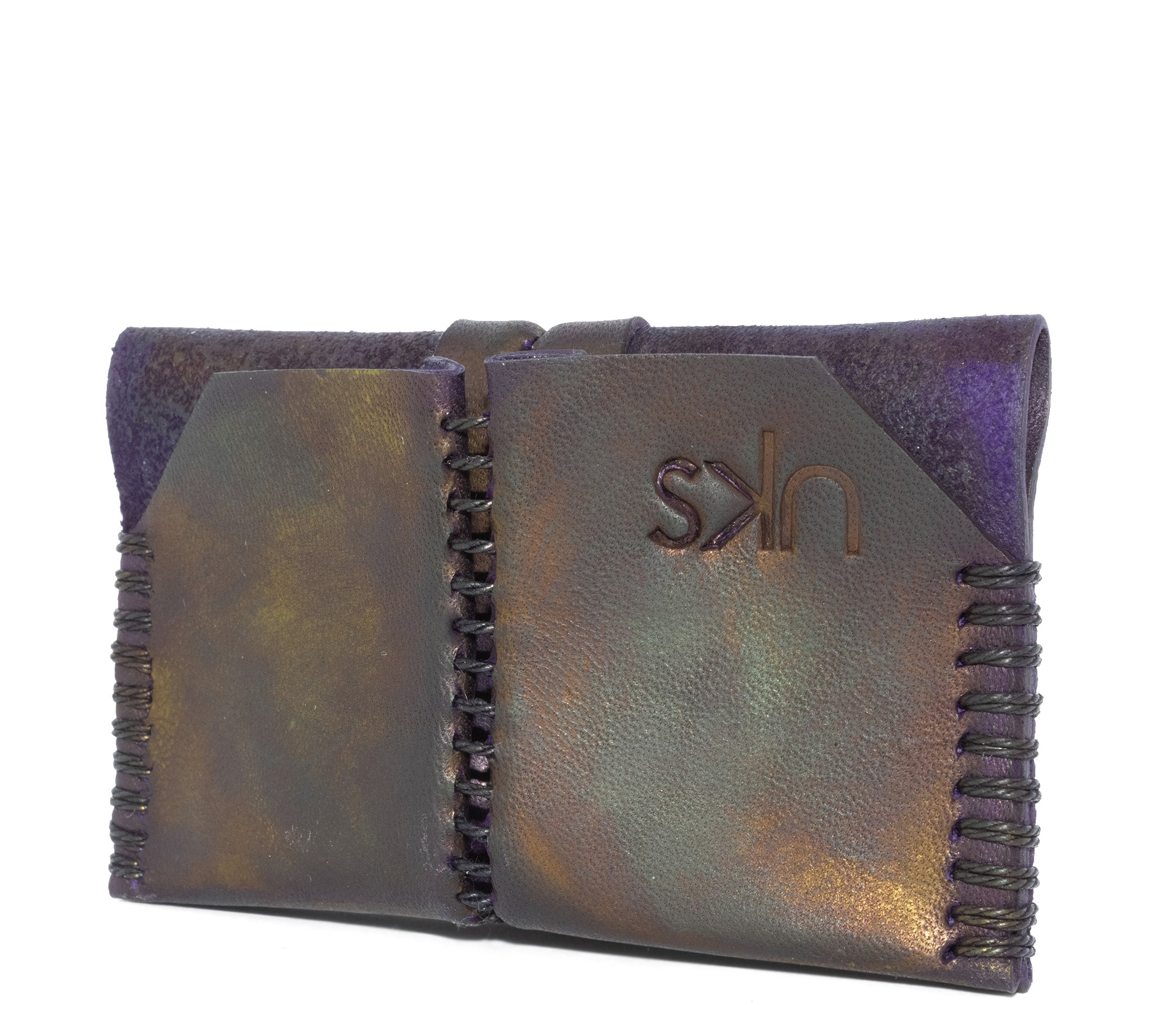 atelier skn hand dyed horse leather cardholder