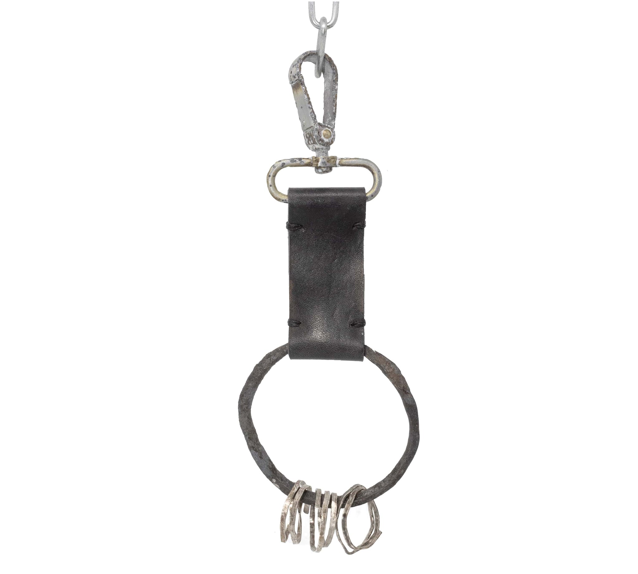 horse leather key chain from atelier skn