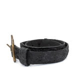 atelier skn - pyroclastic avant garde leather belt for men and women