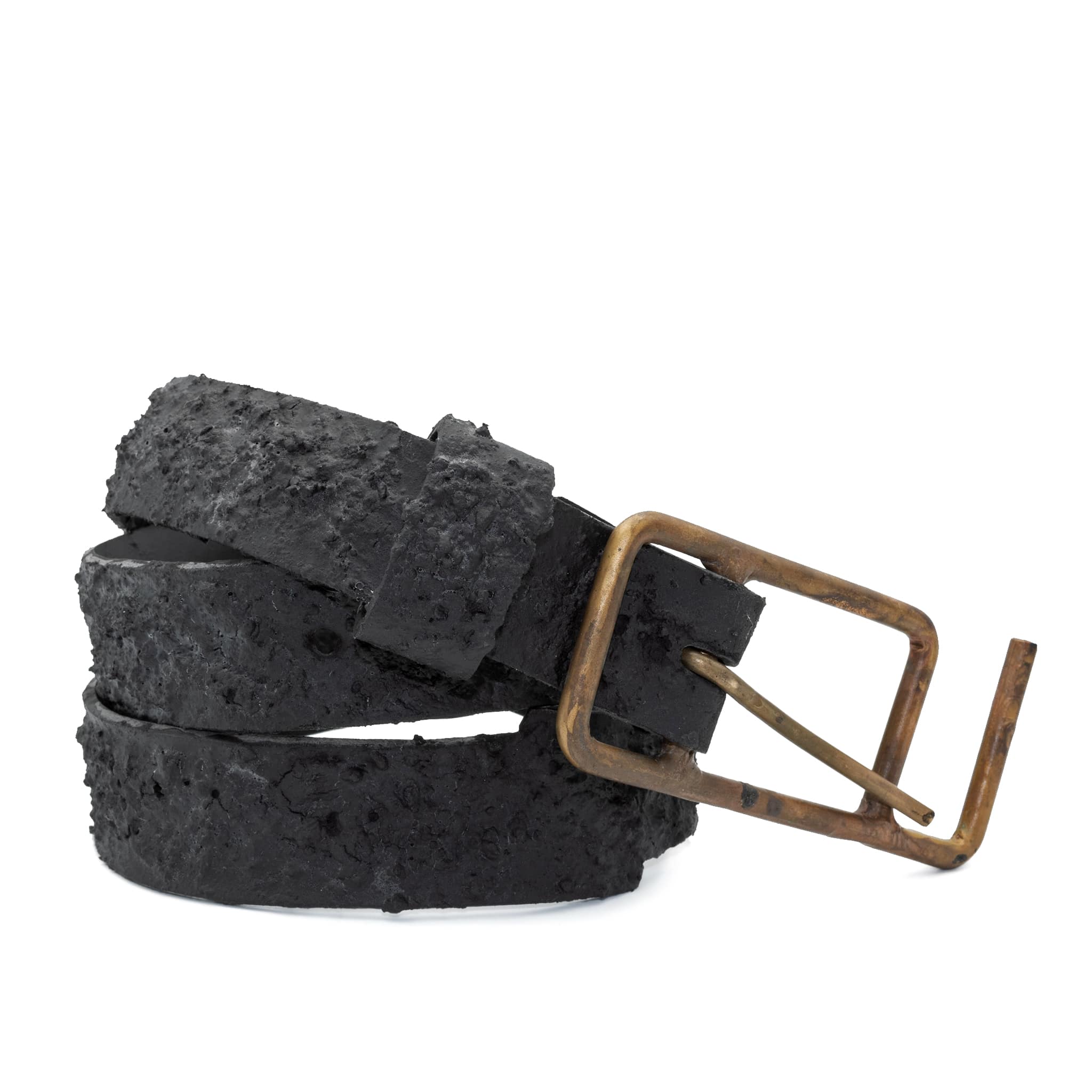 atelier skn - pyroclastic avant garde leather belt for men and women