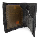 atelier skn black reverse culatta leather closed seam bifold wallet