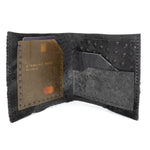 atelier skn transparent horse leather closed seam bifold wallet