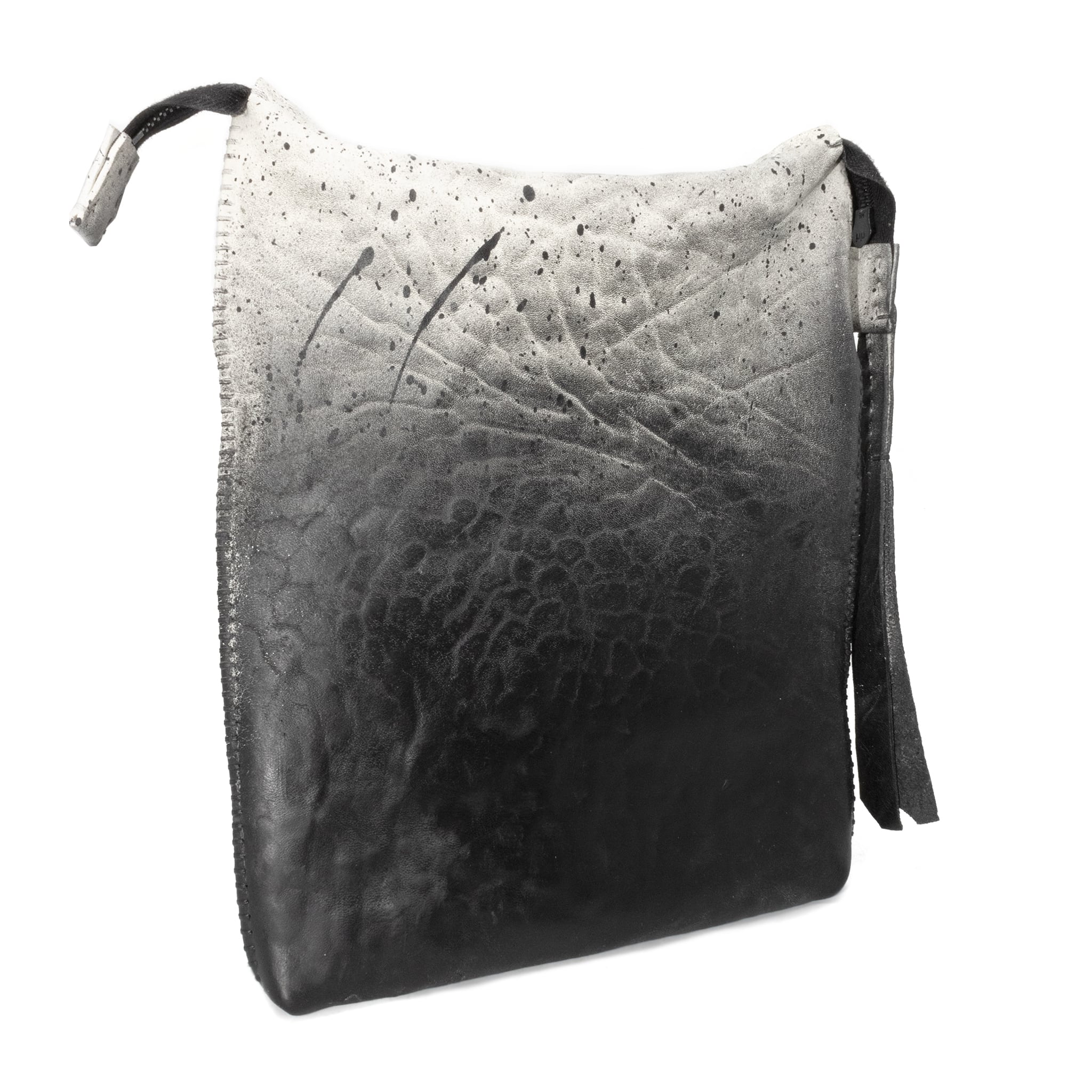 spray dyed horse culatta leather sling bag | atelier skn