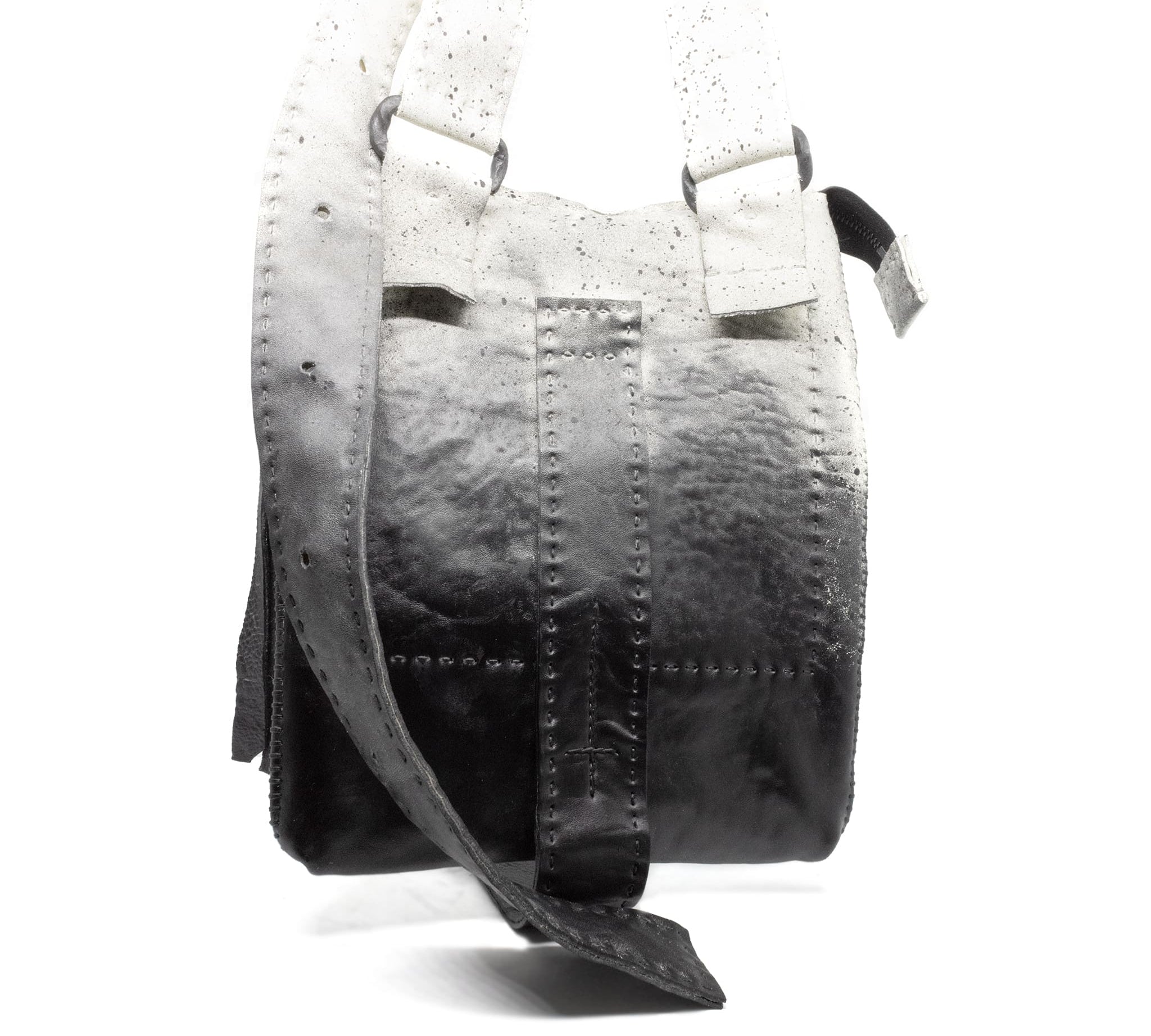 spray dyed horse culatta leather cross body bag | atelier skn