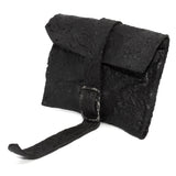black pyroclastic horse culatta one piece leather card case | atelier skn
