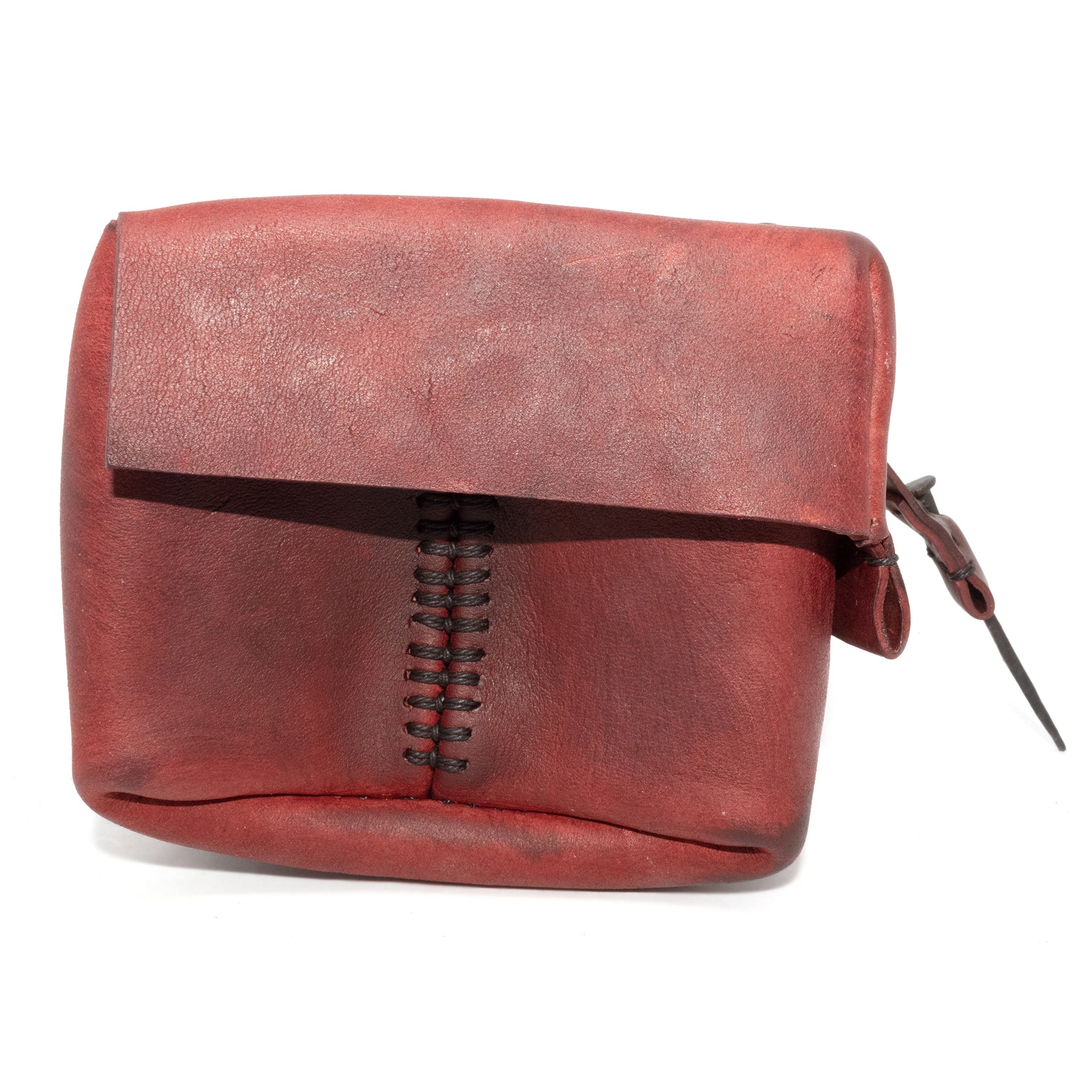 horse culatta hand dyed leather vanity case from atelier skn.