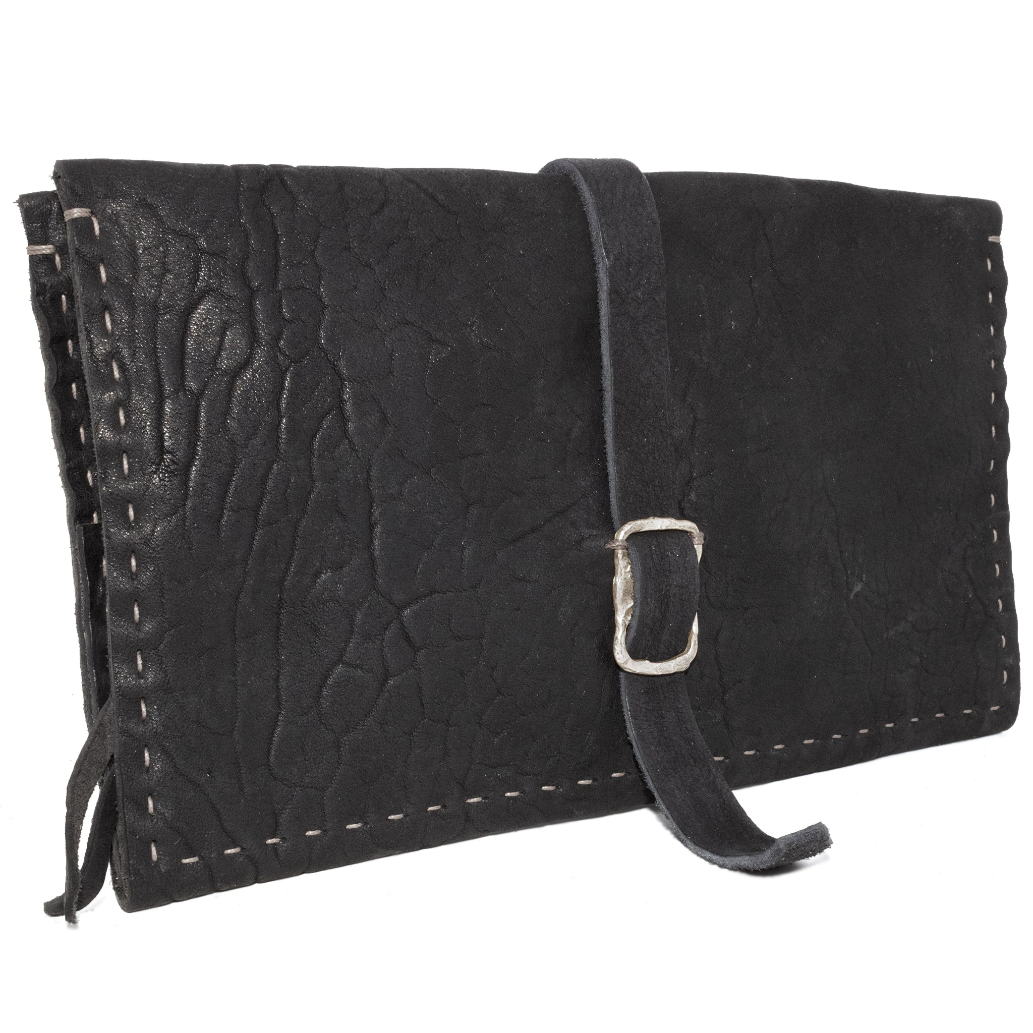 black culatta leather wallet available from atelier skn